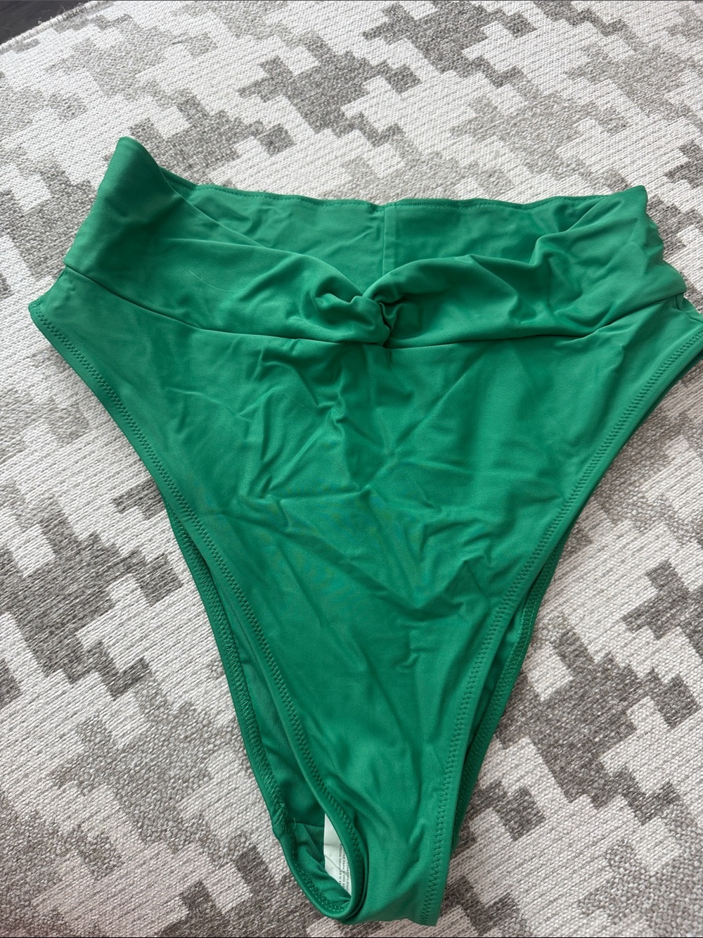 aerie Emerald Green Cheeky High-Cut Bikini Bottoms